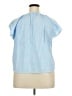 Universal Thread Blue Short Sleeve Blouse Size XXL - photo 2