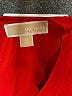 MICHAEL Michael Kors 100% Polyester Red Short Sleeve Top Size M - photo 7