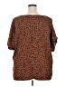 Emery Rose Polka Dots Brown 3/4 Sleeve T-Shirt Size 5X - photo 2