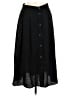 ModCloth 100% Polyester Solid Black Formal Skirt Size 8 - photo 1