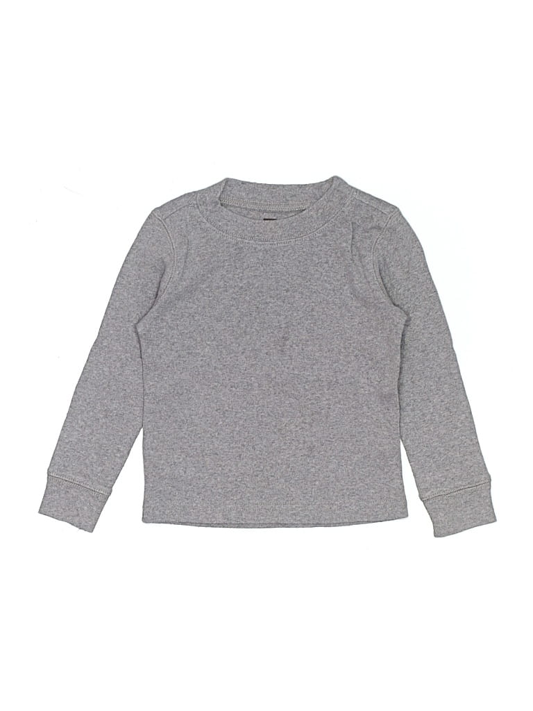 Pre-owned Tea Kids' Long Sleeve T-shirt In Gray