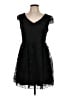 Xhilaration 100% Polyester Black Cocktail Dress Size L - photo 1