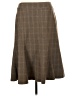 Emma James Plaid Brown Casual Skirt Size 10 - photo 1
