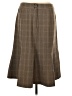 Emma James Plaid Brown Casual Skirt Size 10 - photo 2