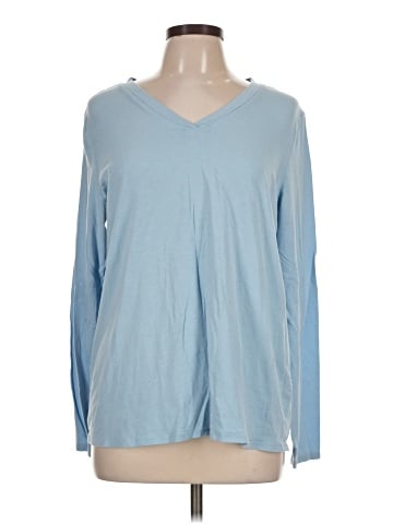 Liz Claiborne Long Sleeve T-Shirt (view 1)