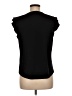 Adrianna Papell Black Short Sleeve Top Size M - photo 2