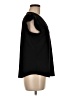 Adrianna Papell Black Short Sleeve Top Size M - photo 4