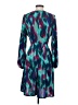 Bold Elements 100% Polyester Print Teal Cocktail Dress Size 4 - photo 2