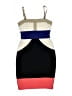 BCBGMAXAZRIA Color Block Black Cocktail Dress Size 0 - photo 1