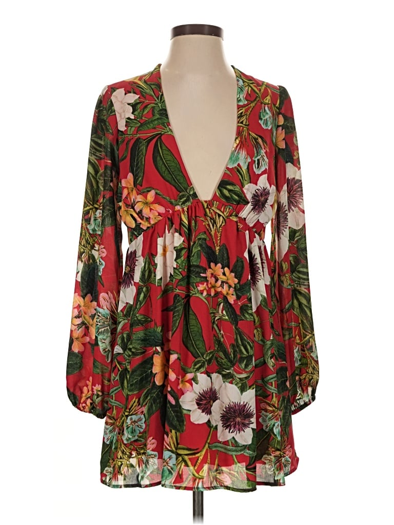 Show Me Your Mumu Casual Dress: Red Dresses - Used - Size X-Small