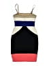 BCBGMAXAZRIA Color Block Black Cocktail Dress Size 0 - photo 2