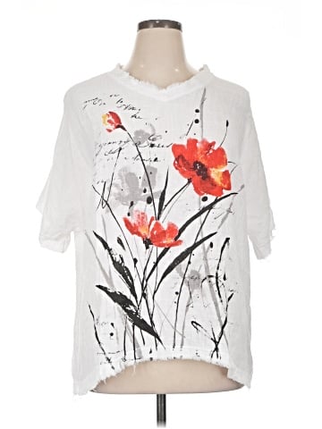 Jess & Jane 3/4 Sleeve Blouse (view 1)