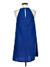 Charming Charlie 100% Polyester Solid Blue Casual Dress Size M - photo 2