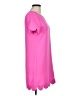 Mittoshop 100% Polyester Solid Pink Casual Dress Size M - photo 4