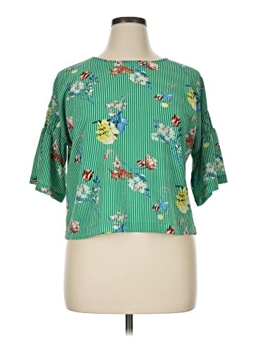 Twine & String Short Sleeve Blouse (view 1)
