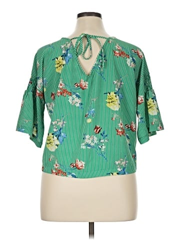 Twine & String Short Sleeve Blouse (view 2)