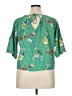Twine & String Green Short Sleeve Blouse Size XL - photo 2