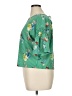 Twine & String Green Short Sleeve Blouse Size XL - photo 5