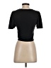 Blue Rain Black Short Sleeve Top Size XXS - photo 2