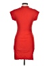 Zara Solid Red Casual Dress Size M - photo 2