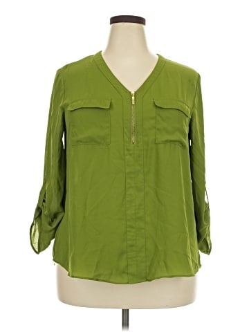 Cato 3/4 Sleeve Blouse (view 1)