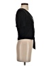 Blue Rain Black Short Sleeve Top Size XXS - photo 4