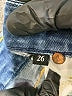 7 For All Mankind Hearts Blue Jeans Size 26 waist - photo 7