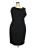 Calvin Klein Solid Black Cocktail Dress Size 18 - photo 1