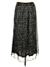 Zozo 100% Polyester Silver Casual Skirt Size L - photo 2