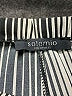 Solemio 100% Polyester Stripes Silver Casual Pants Size S - photo 4