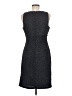 Eliza J 100% Polyester Metallic Gray Cocktail Dress Size 6 - photo 2