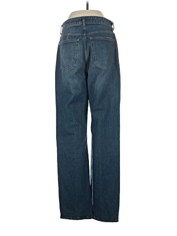 Madewell The Curvy Longline Straight Jean in Greendale Wash (view 2)