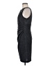 Eliza J 100% Polyester Metallic Gray Cocktail Dress Size 6 - photo 5