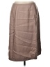 Doncaster Collection 100% Silk Solid Tan Silk Skirt Size 12 - photo 1
