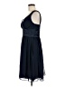 Bill Levkoff 100% Polyester Blue Cocktail Dress Size 8 - photo 5