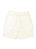 Charlie 100% Cotton Solid Ivory Cargo Shorts Size 0 - photo 2