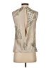 Robert Rodriguez 100% Silk Silver Sleeveless Silk Top Size 2 - photo 2