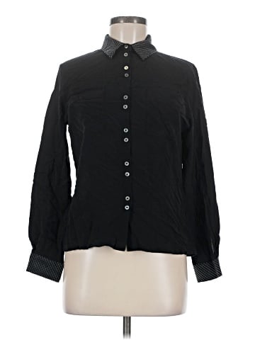 Paul Smith Long Sleeve Silk Top (view 1)