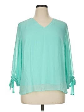 JM Collection 3/4 Sleeve Blouse (view 1)