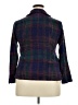 Koret Plaid Purple 3/4 Sleeve Button-Down Shirt Size XXL (estimated) - photo 2