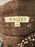 Walter Black Silver Short Sleeve Top Size XS - photo 7