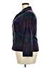 Koret Plaid Purple 3/4 Sleeve Button-Down Shirt Size XXL (estimated) - photo 5