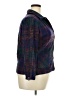 Koret Plaid Purple 3/4 Sleeve Button-Down Shirt Size XXL (estimated) - photo 4