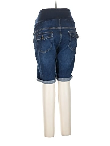 Indigo Blue Denim Shorts (view 2)