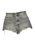 Zara Gray Denim Shorts Size 4 - photo 1