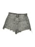 Zara Gray Denim Shorts Size 4 - photo 2