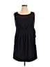 Elle 100% Polyester Solid Black Cocktail Dress Size 16 - photo 1