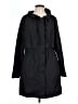 Ann Taylor LOFT 100% Polyester Black Trenchcoat Size L - photo 1