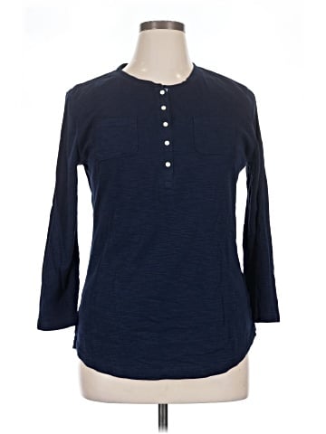 Chaps Long Sleeve Henley (view 1)