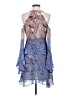 BCBGMAXAZRIA 100% Silk Paisley Blue Cocktail Dress Size XS - photo 2